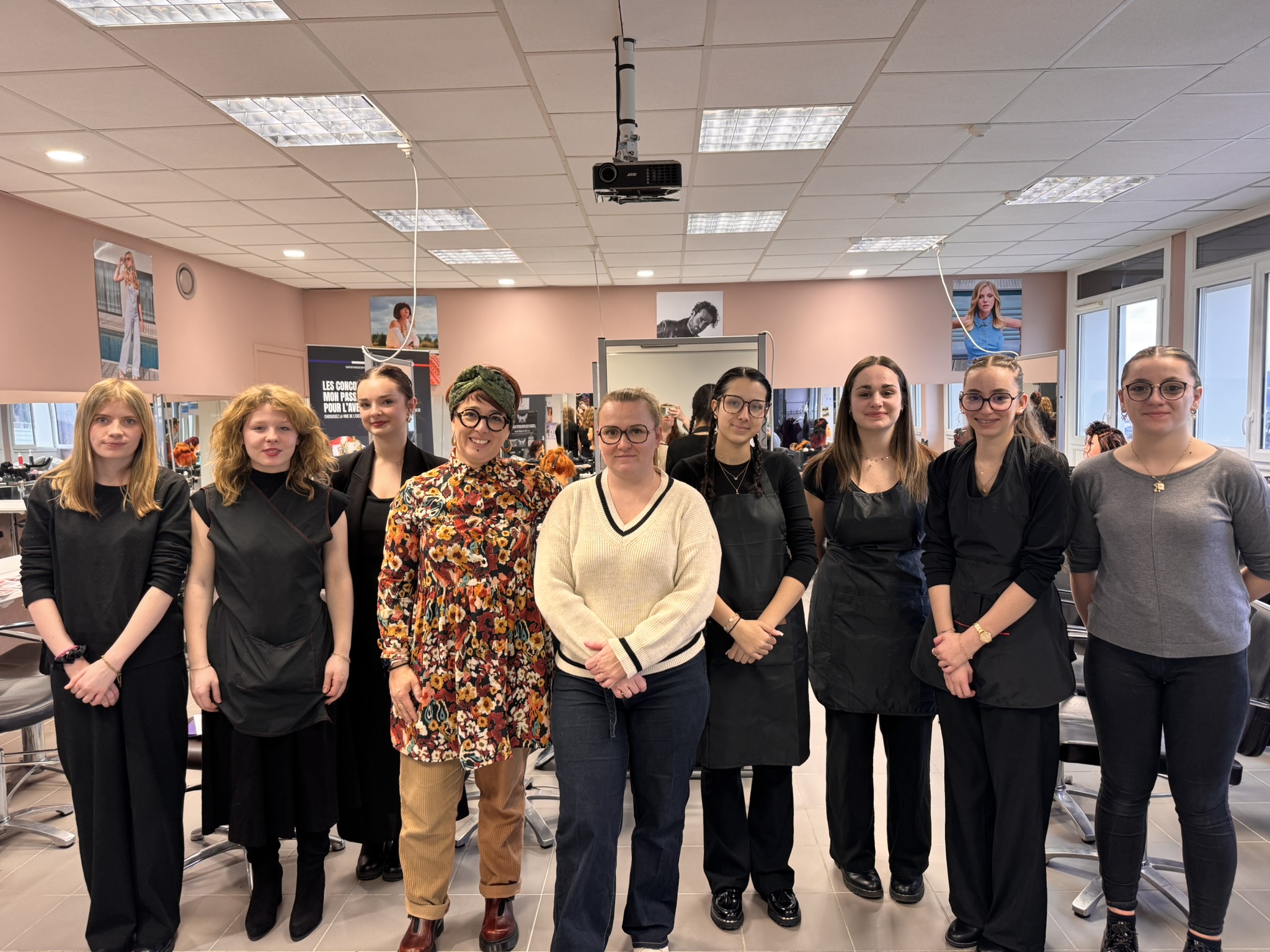 Nos coiffeuses en masterclass avec la marque Wella